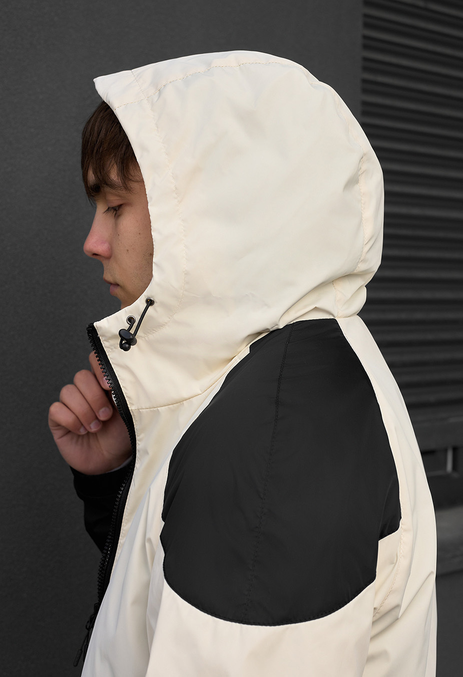 Jachetă Staff qua black & milk