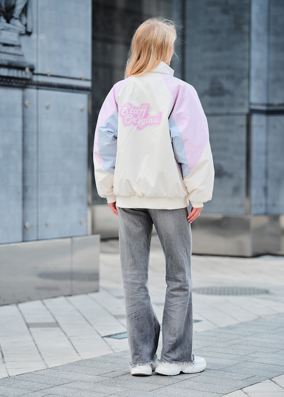 Geacă de damă Staff co milk & light viola oversize