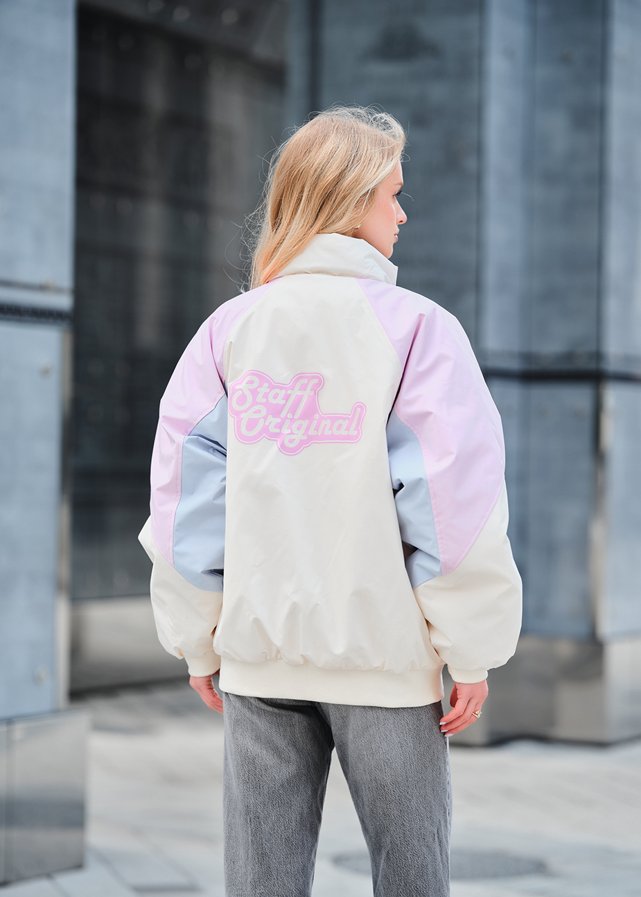 Geacă de damă Staff co milk & light viola oversize