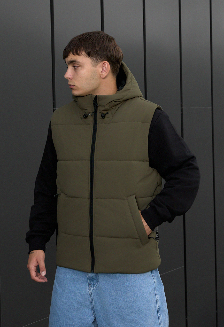 Vestă Staff xend khaki