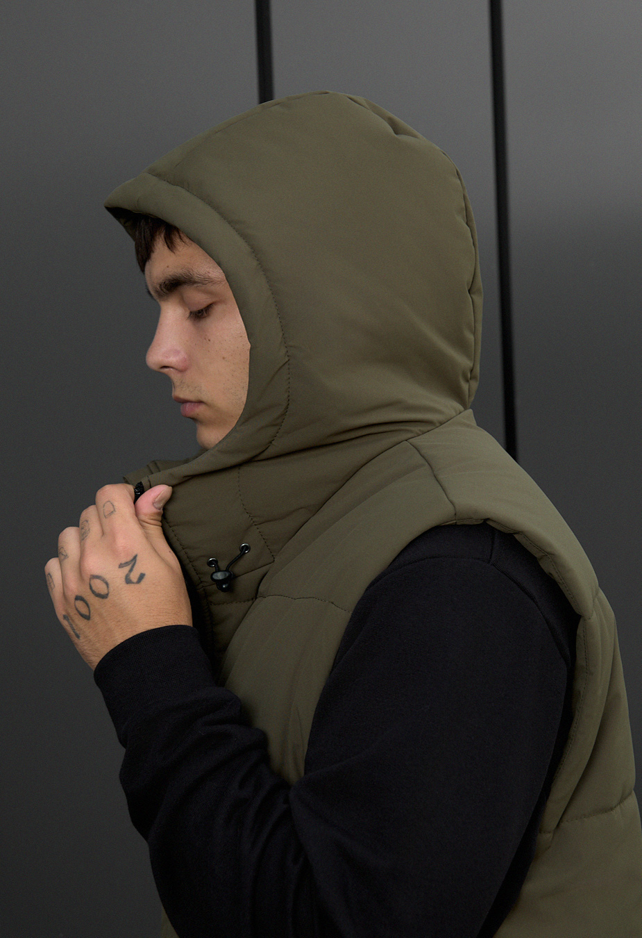 Vestă Staff xend khaki