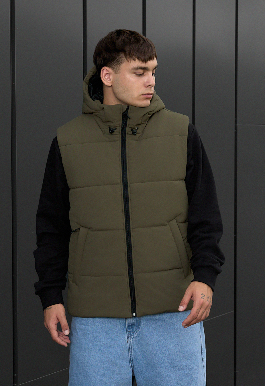 Vestă Staff xend khaki