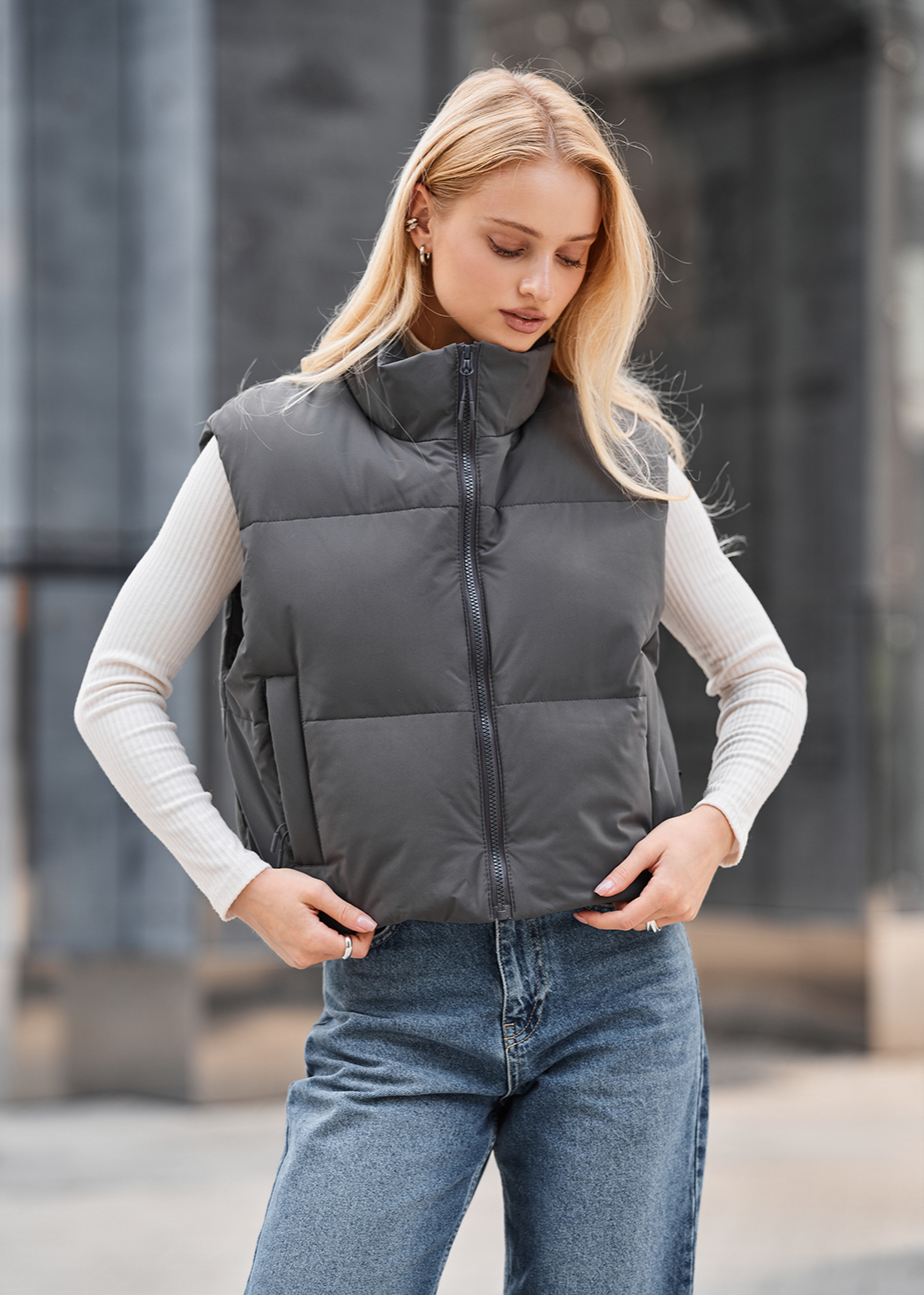 Vestă de damă Staff dael gray