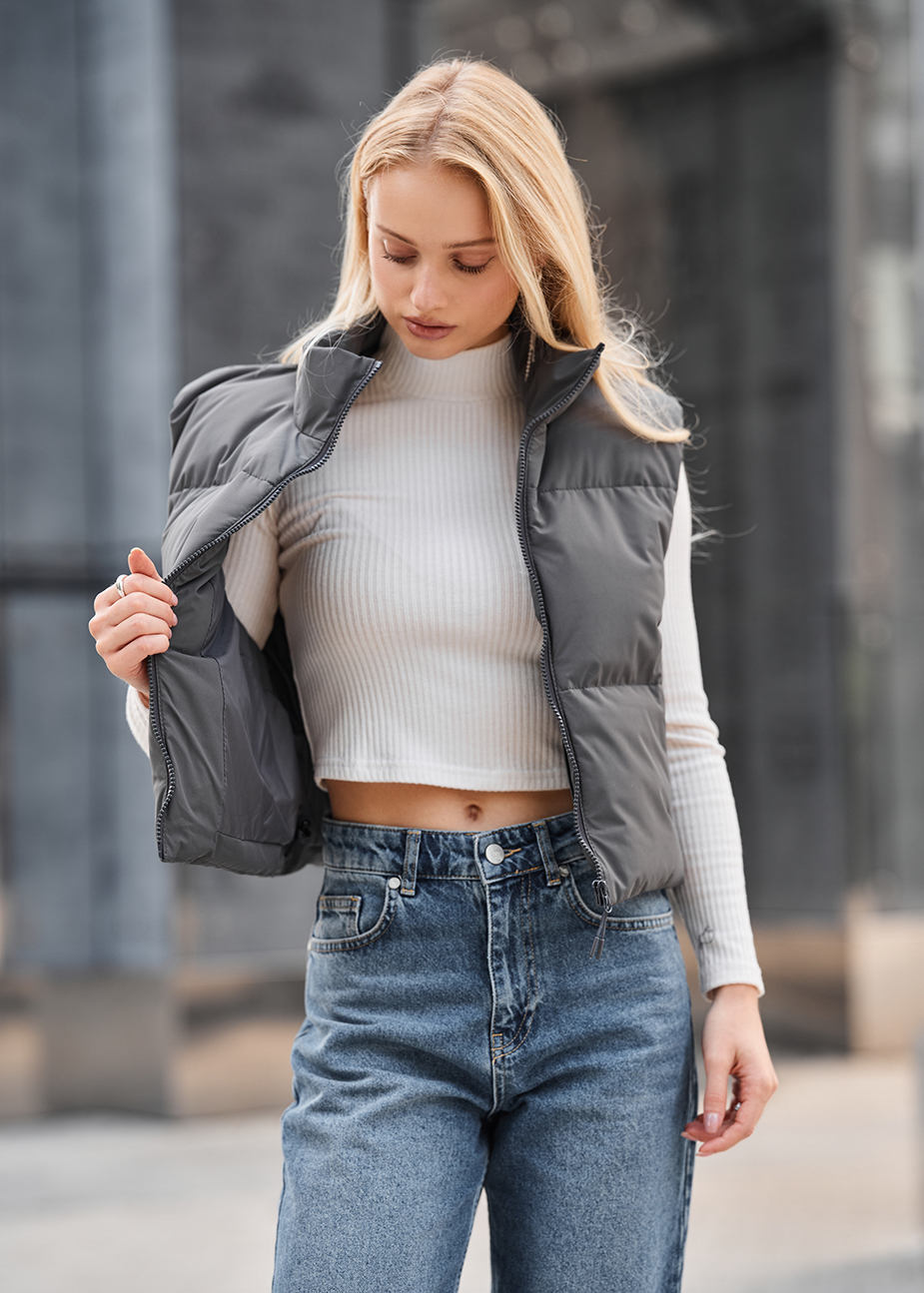 Vestă de damă Staff dael gray