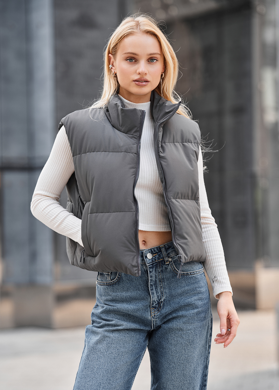 Vestă de damă Staff dael gray