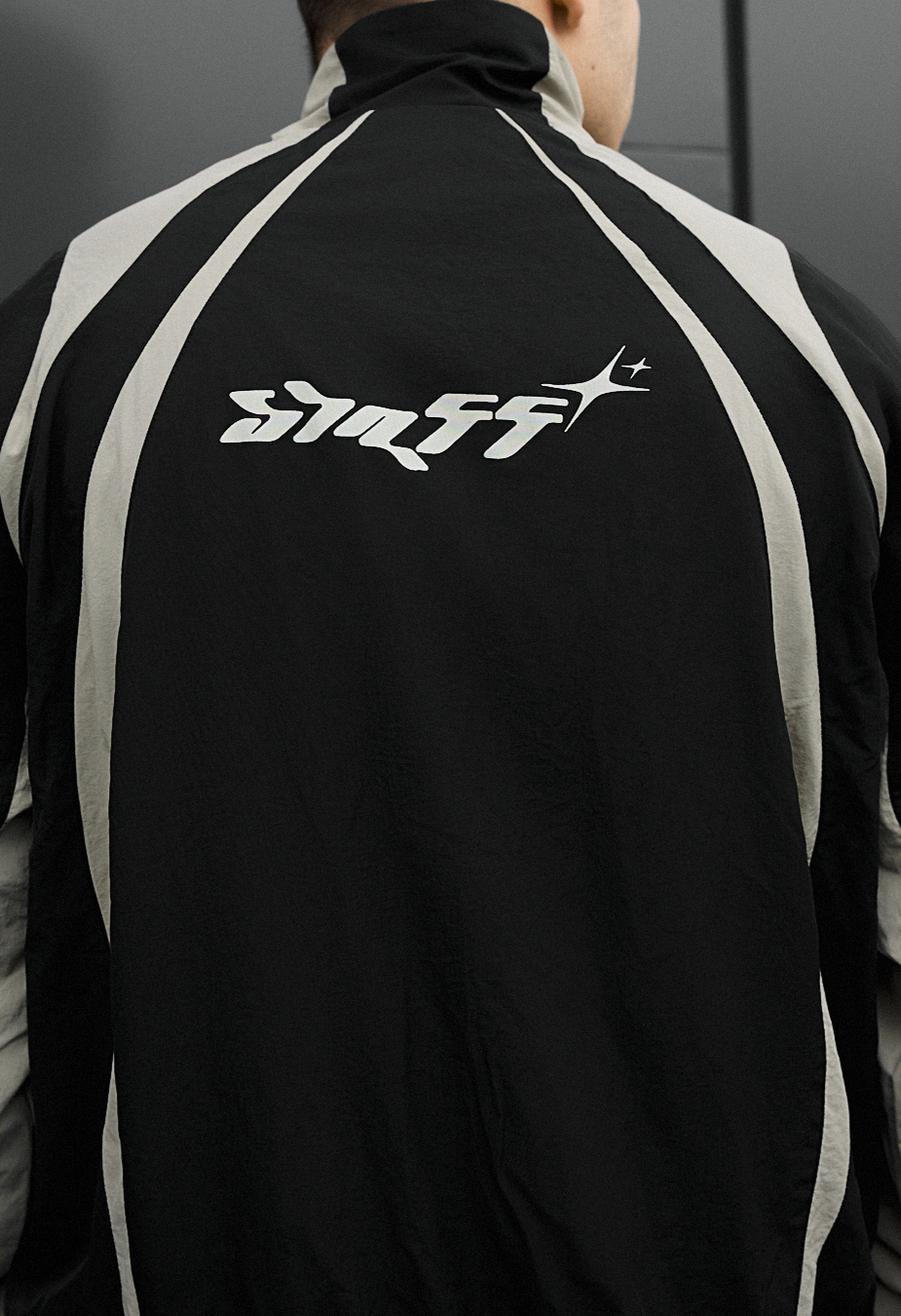 Costum de trening Staff cap black & light olive oversize