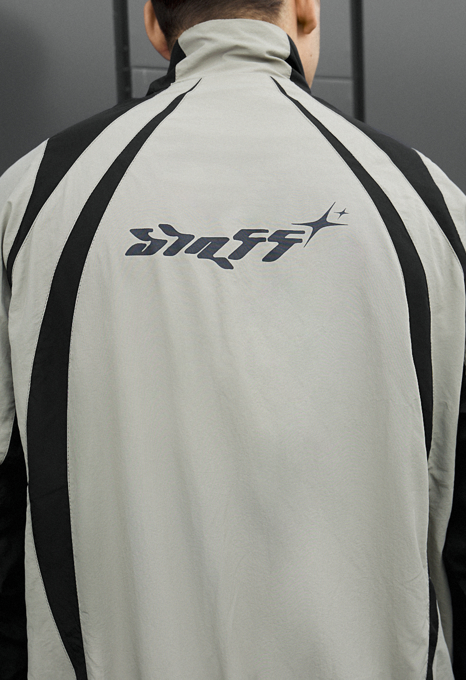 Costum de trening  Staff cap light olive & black oversize