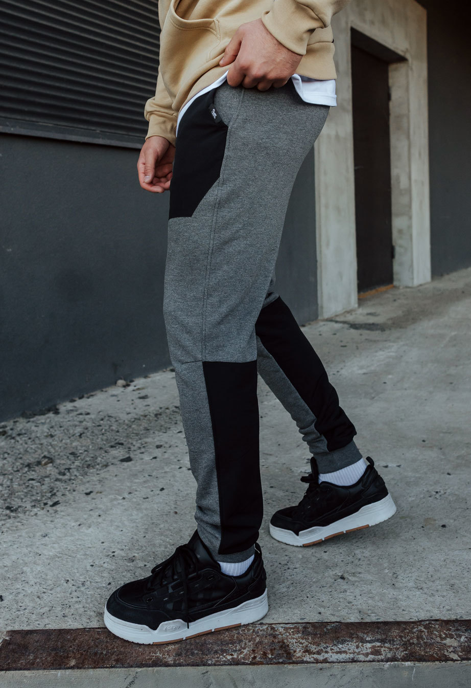Pantaloni de trening Staff de gray fleece