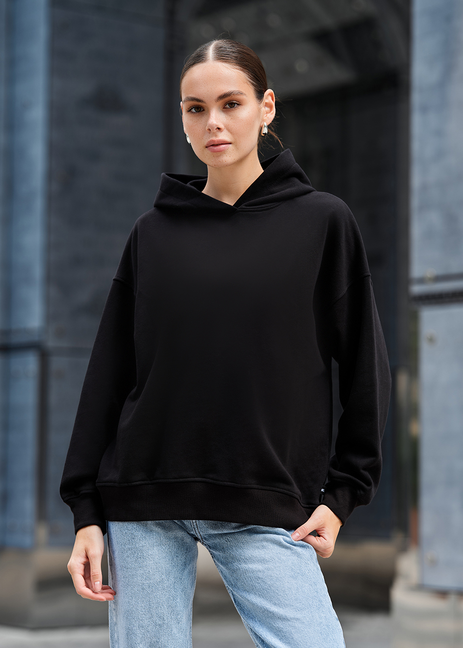 Hanorac de damă Staff re black oversize