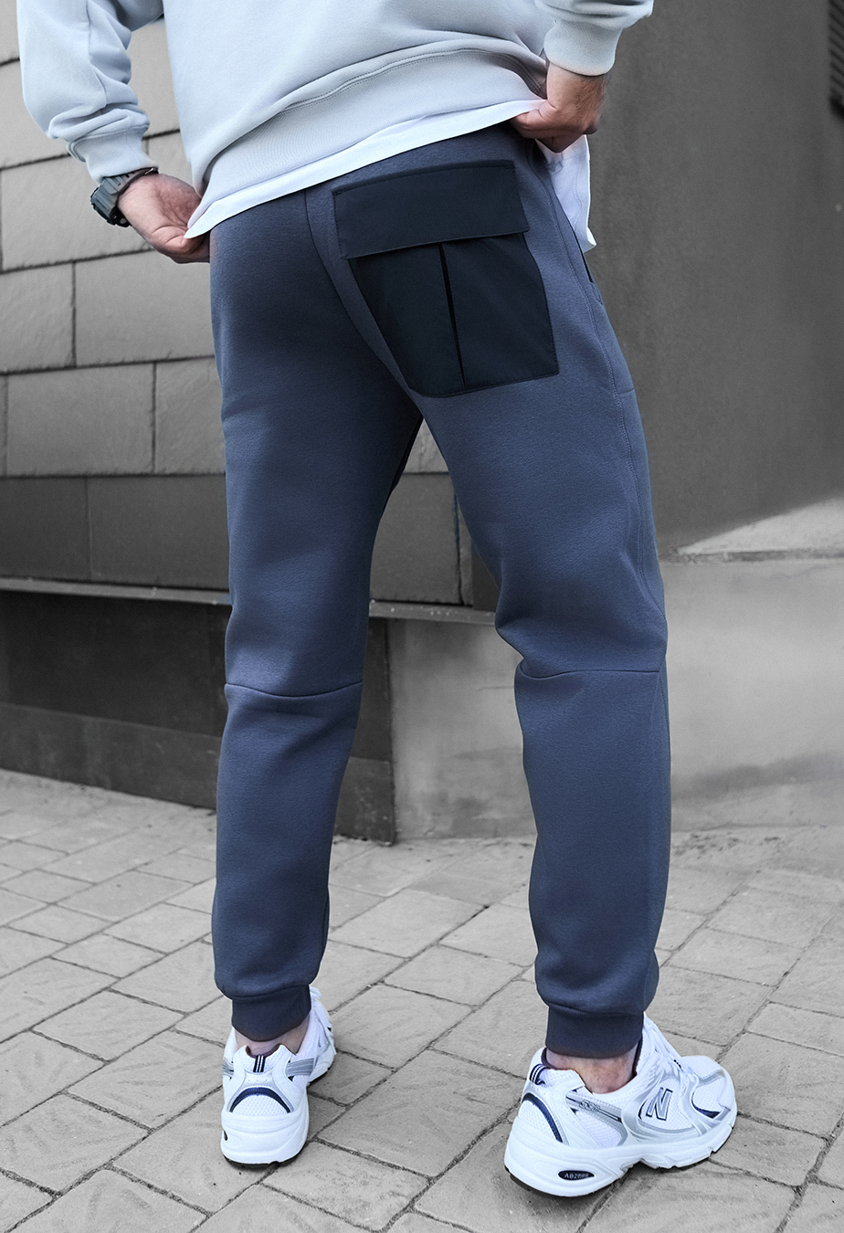 Pantaloni de trening Staff ch gray fleece