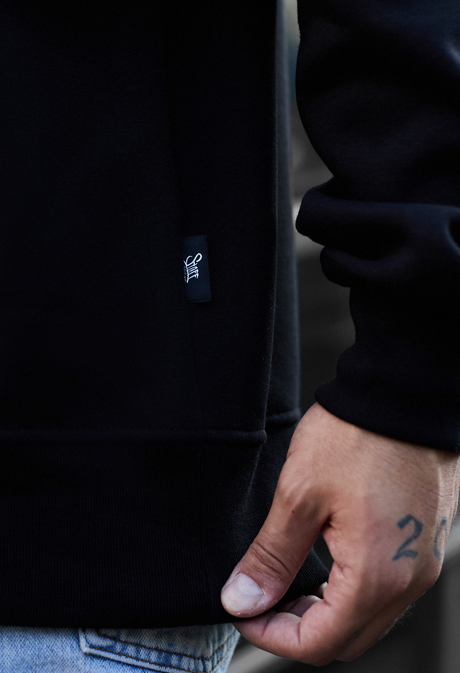 Bluză de trening Staff black oversize fleece