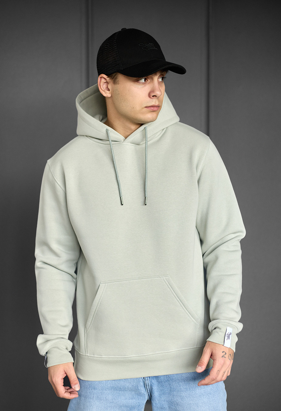 Hanorac Staff light olive basic fleece