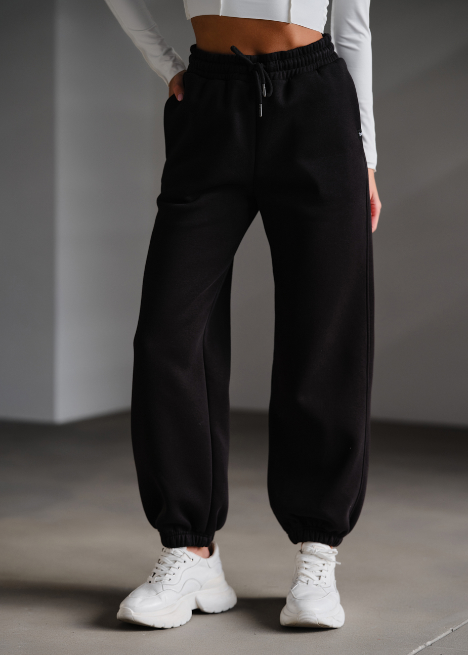 Pantaloni de trening de damă Staff fox black fleece
