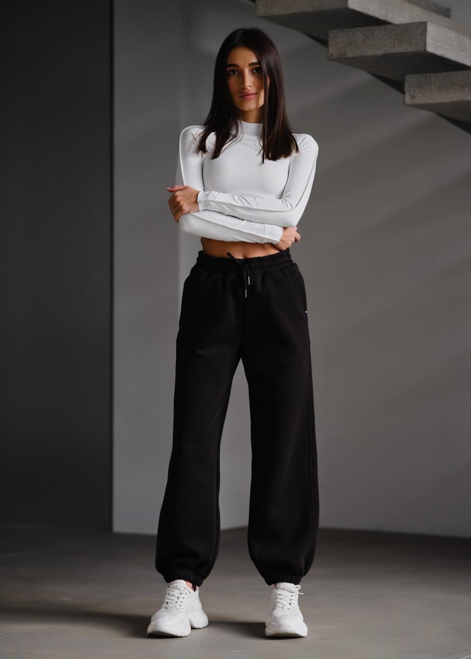 Pantaloni de trening de damă Staff fox black fleece