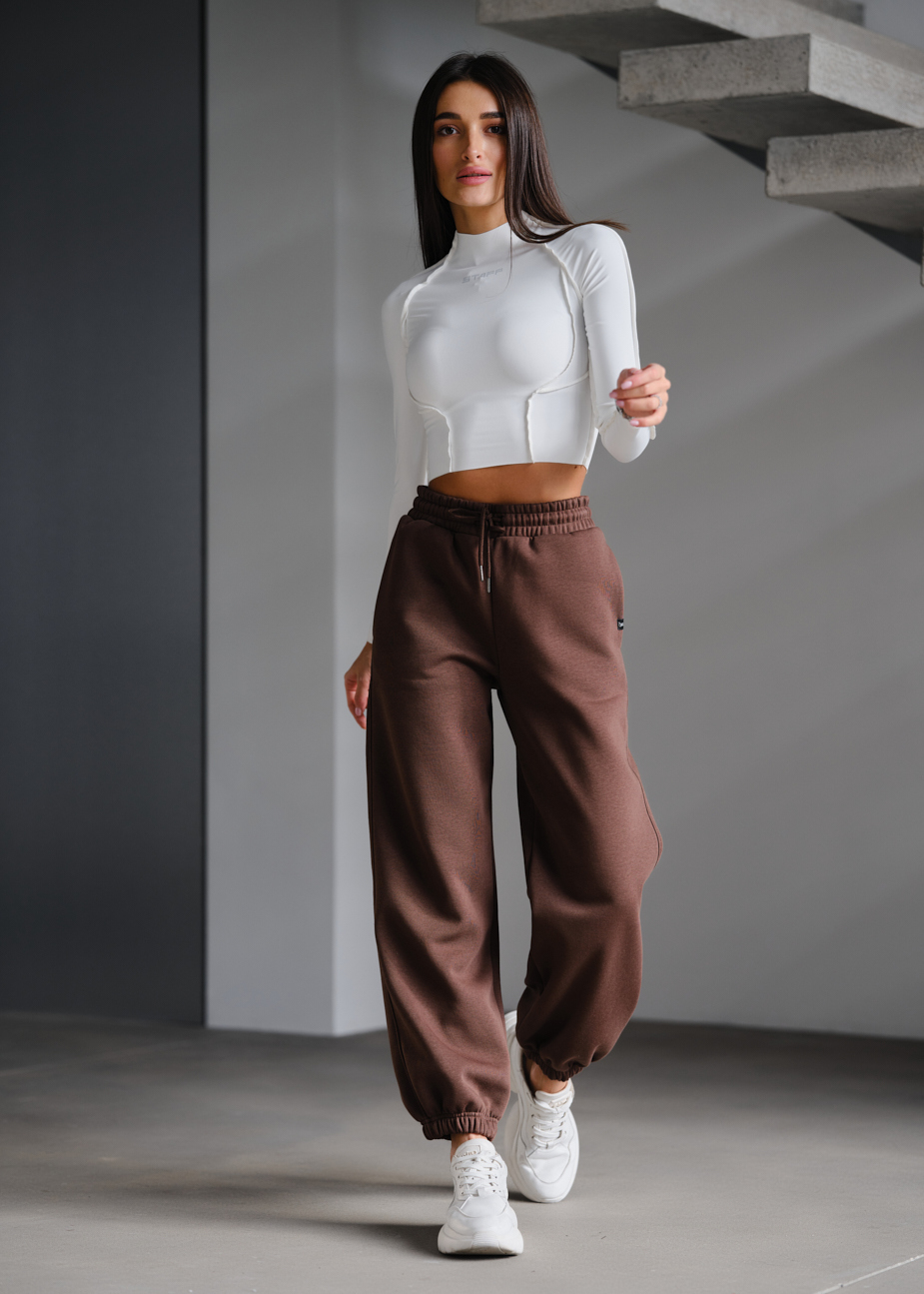Pantaloni de trening de damă  Staff fox brown fleece