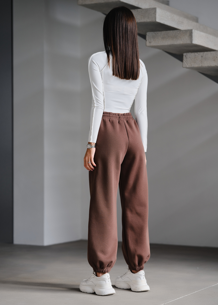 Pantaloni de trening de damă  Staff fox brown fleece