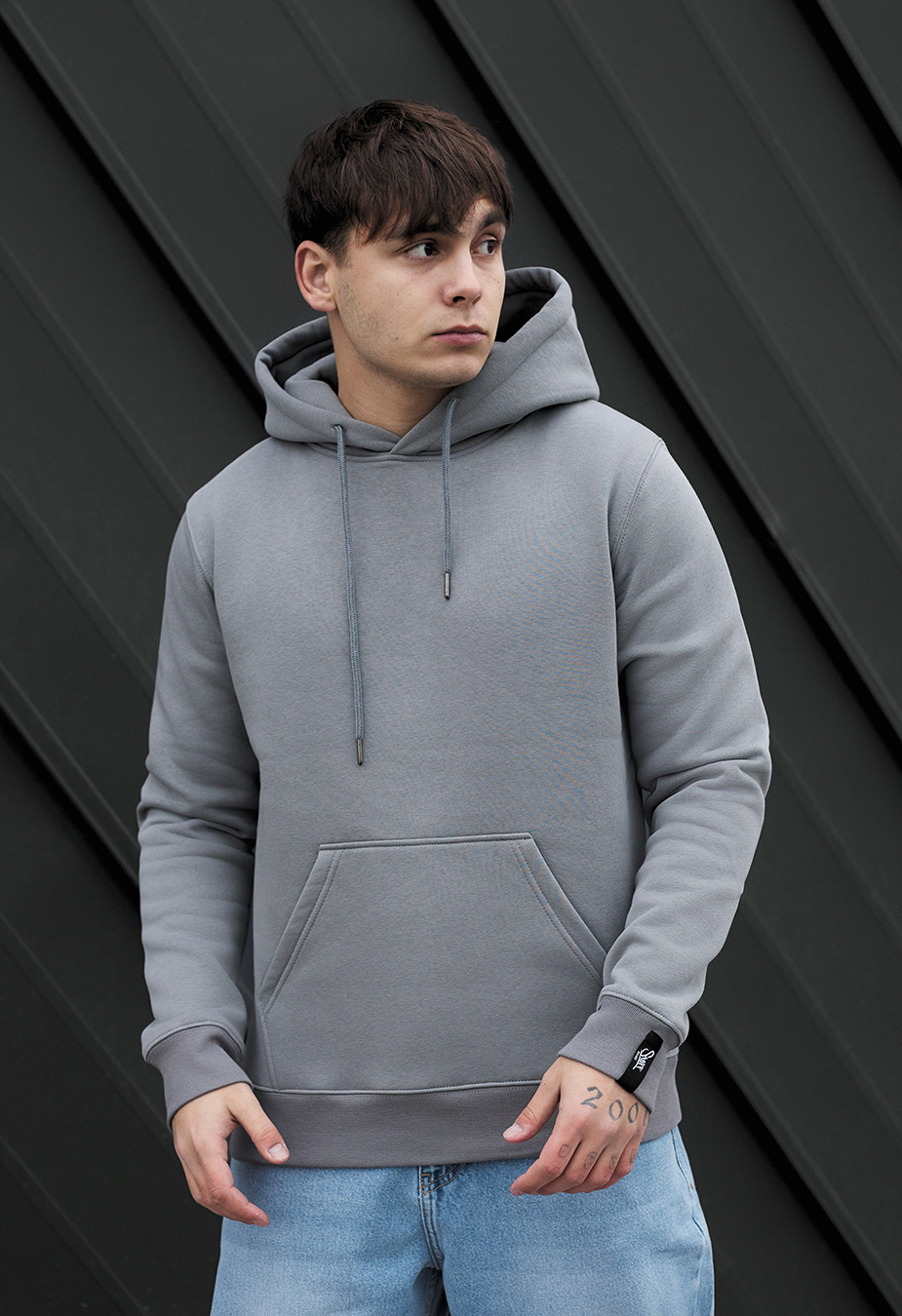Hanorac Staff gray basic fleece