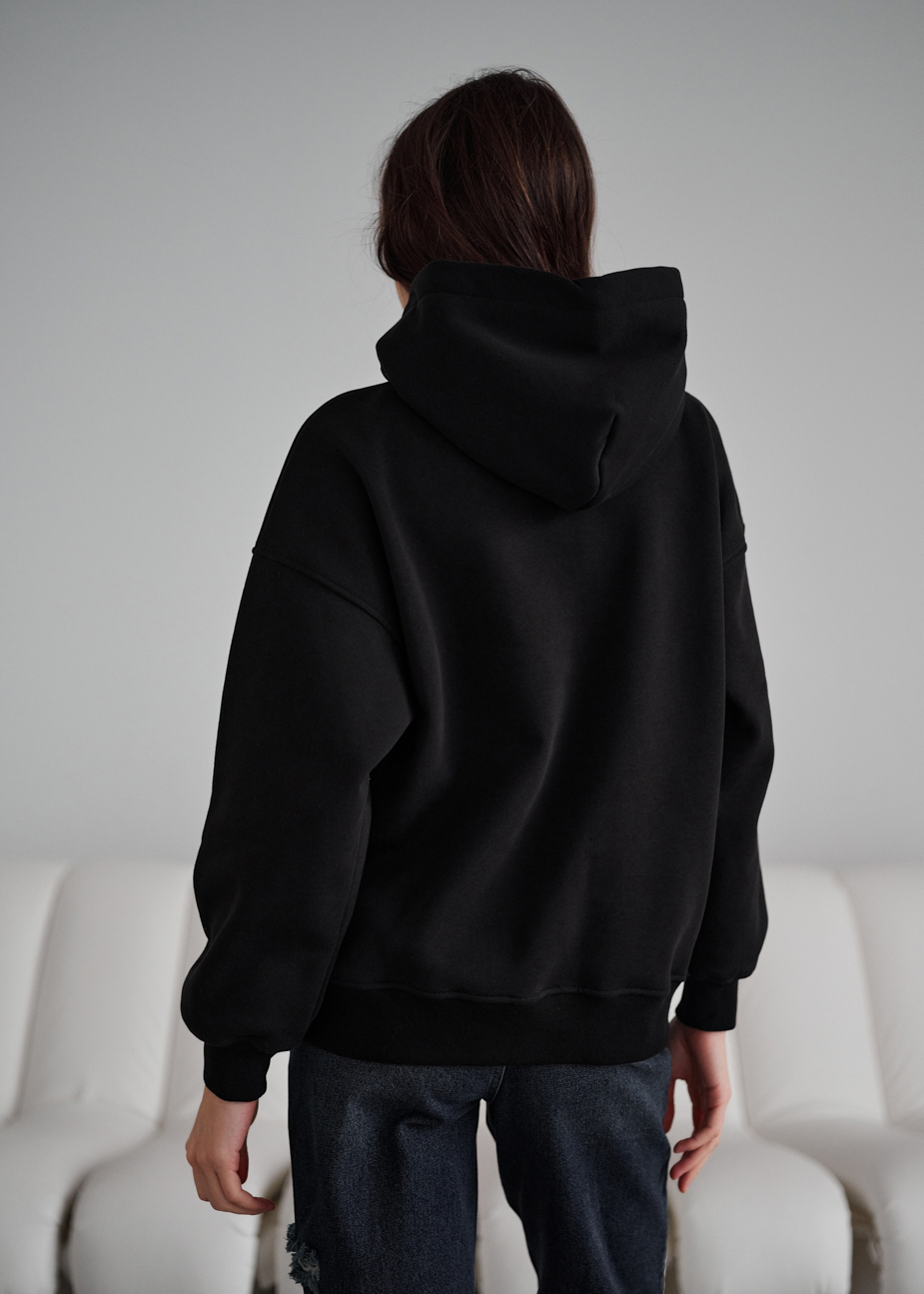Hanorac de damă Staff sow black logo oversize fleece