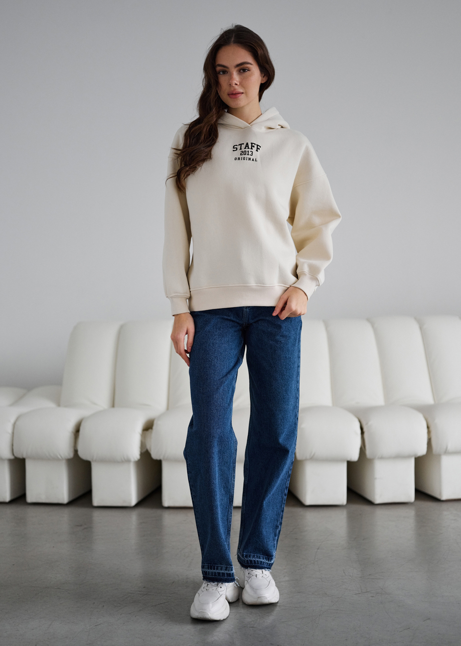 Hanorac de damă Staff sow milk logo oversize fleece
