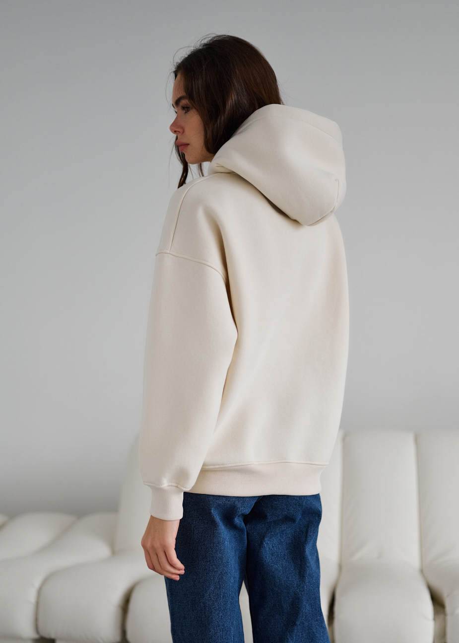 Hanorac de damă Staff sow milk logo oversize fleece