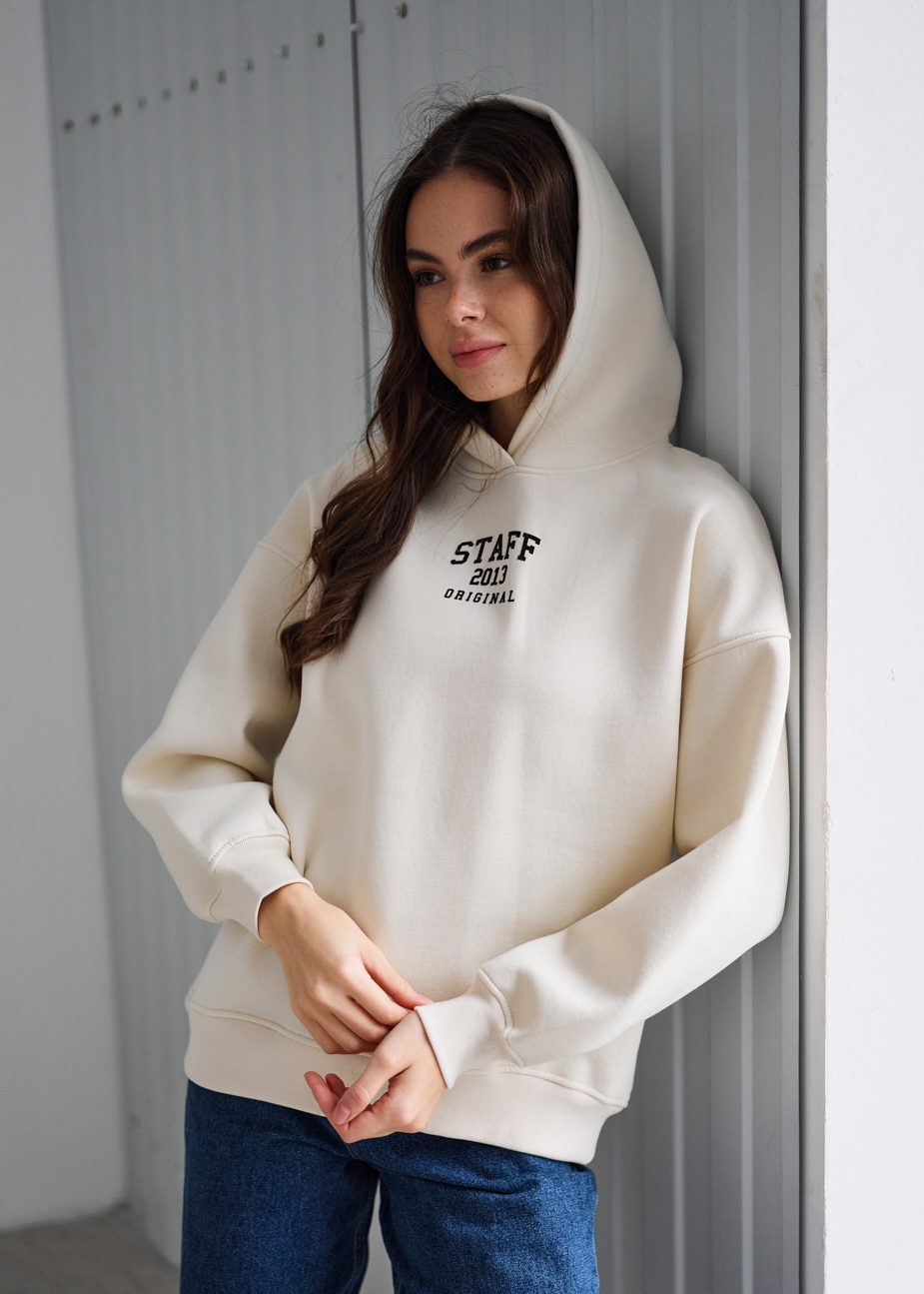 Hanorac de damă Staff sow milk logo oversize fleece