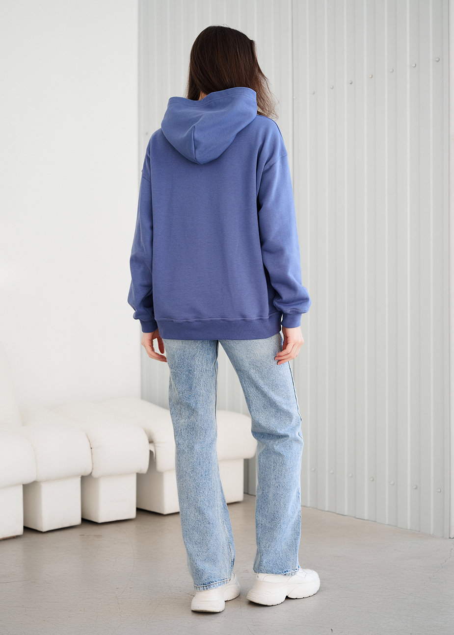 Hanorac de damă Staff ue blue logo oversize