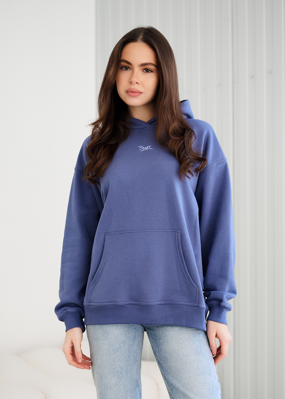 Hanorac de damă Staff ue blue logo oversize