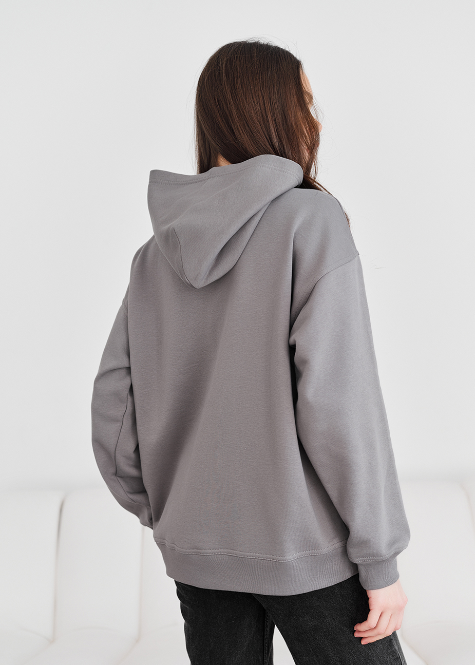 Hanorac de damă Staff ue gray logo oversize