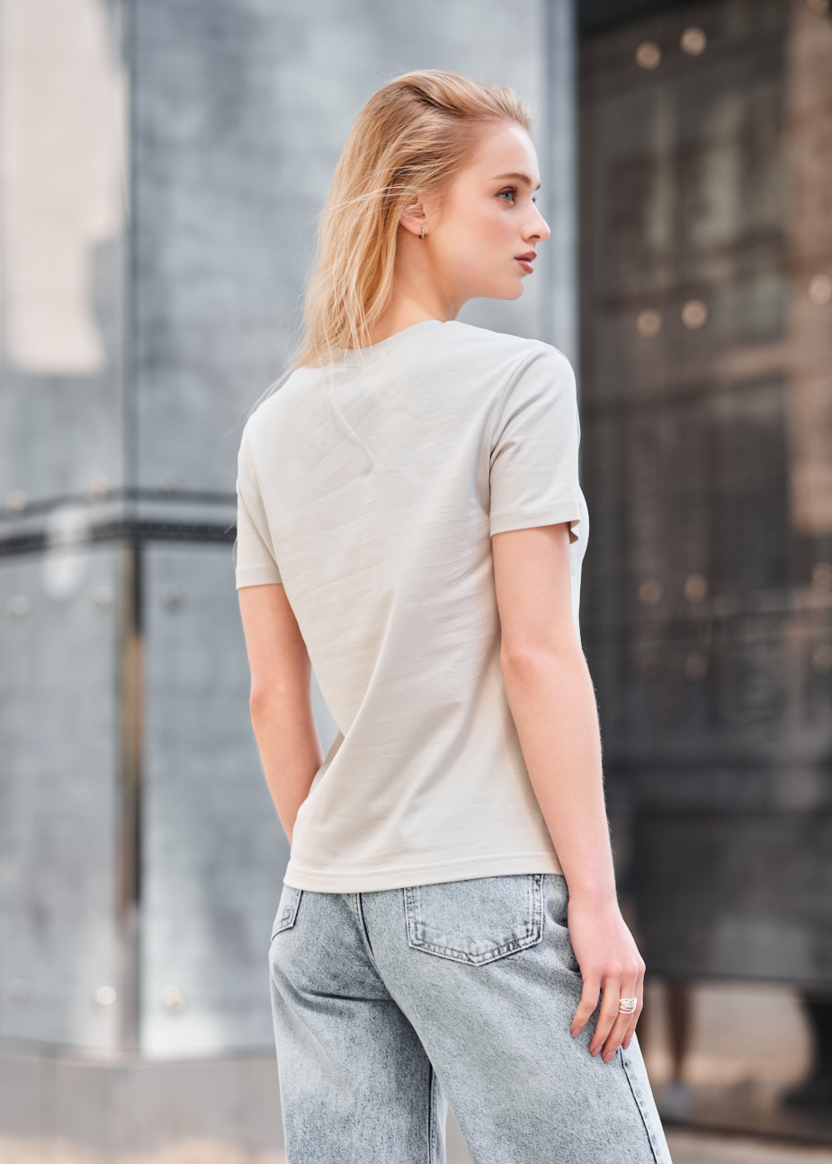 Tricou de damă Staff dy light gray