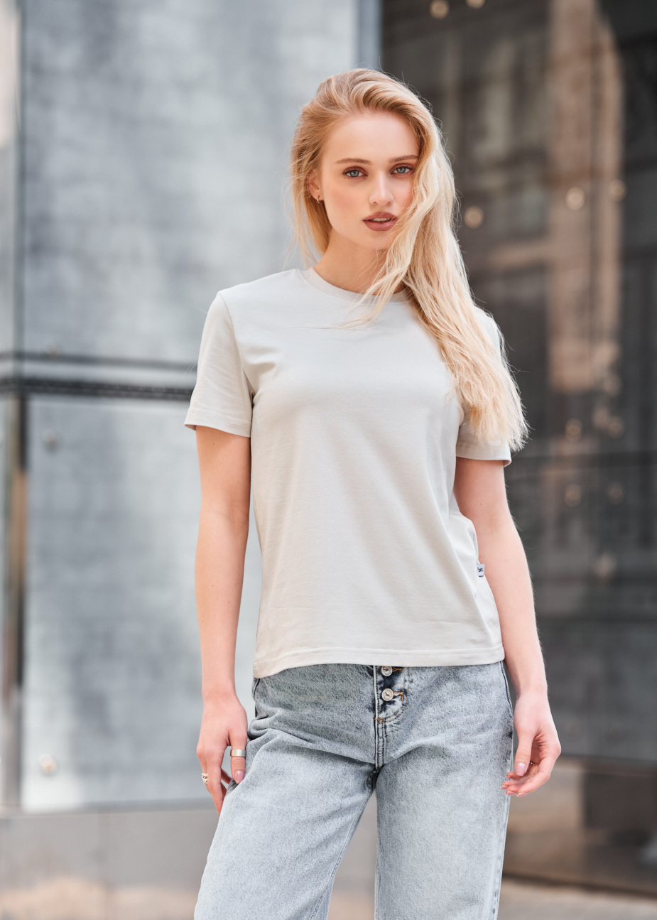 Tricou de damă Staff dy light gray