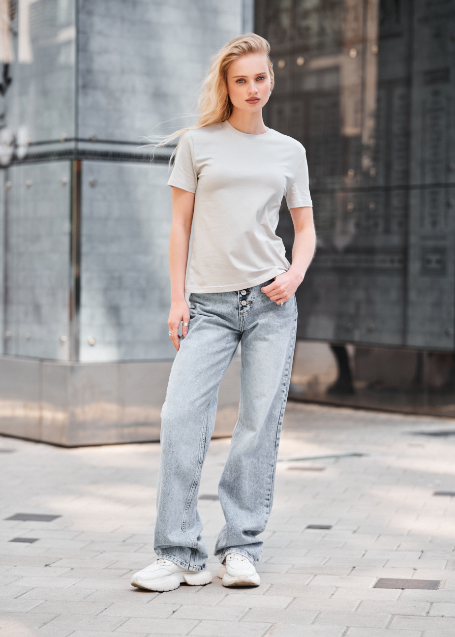 Tricou de damă Staff dy light gray
