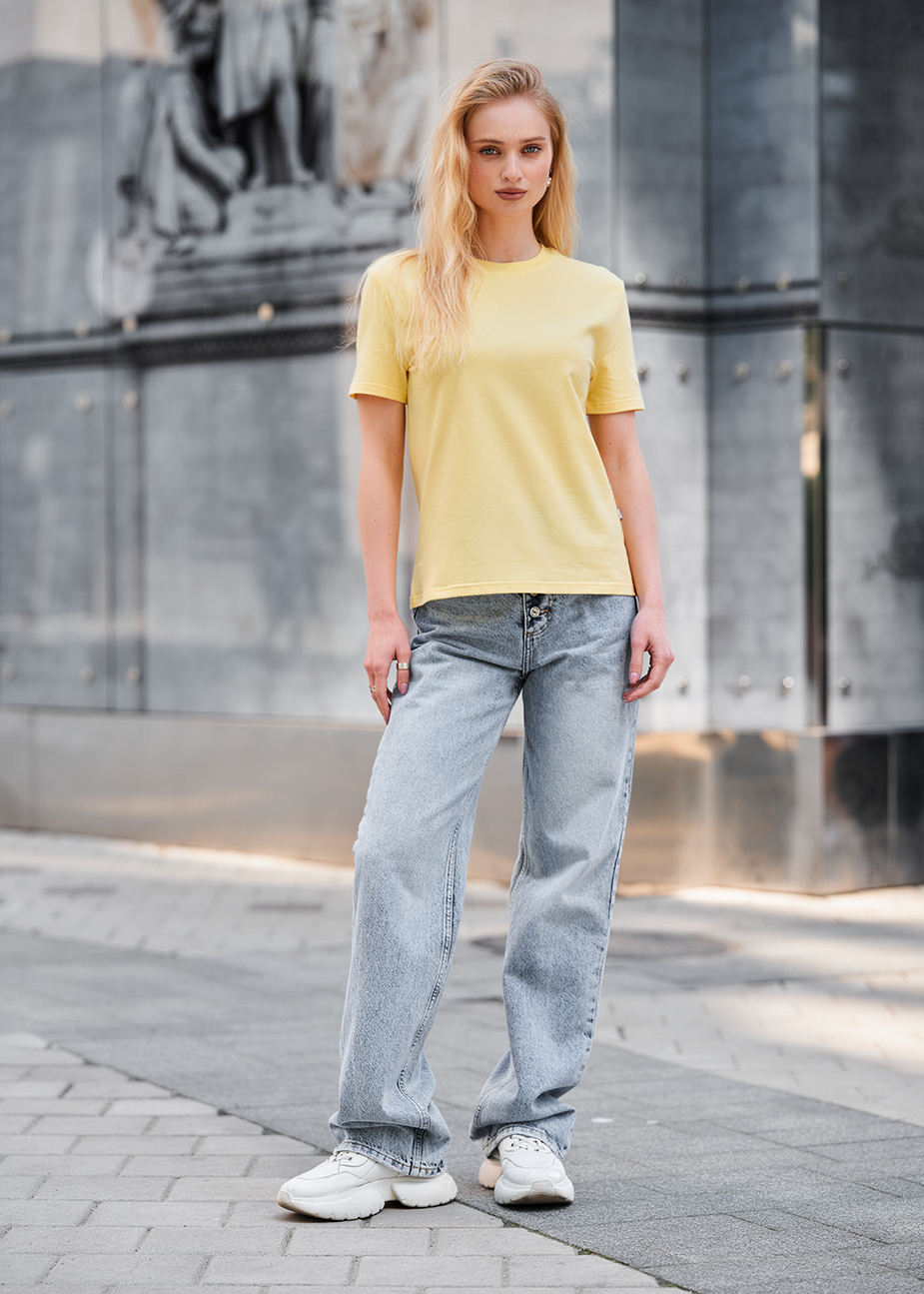 Tricou de damă Staff dy yellow