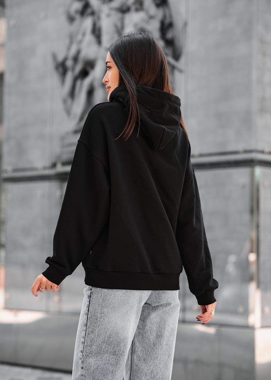 Hanorac de damă Staff lav black oversize