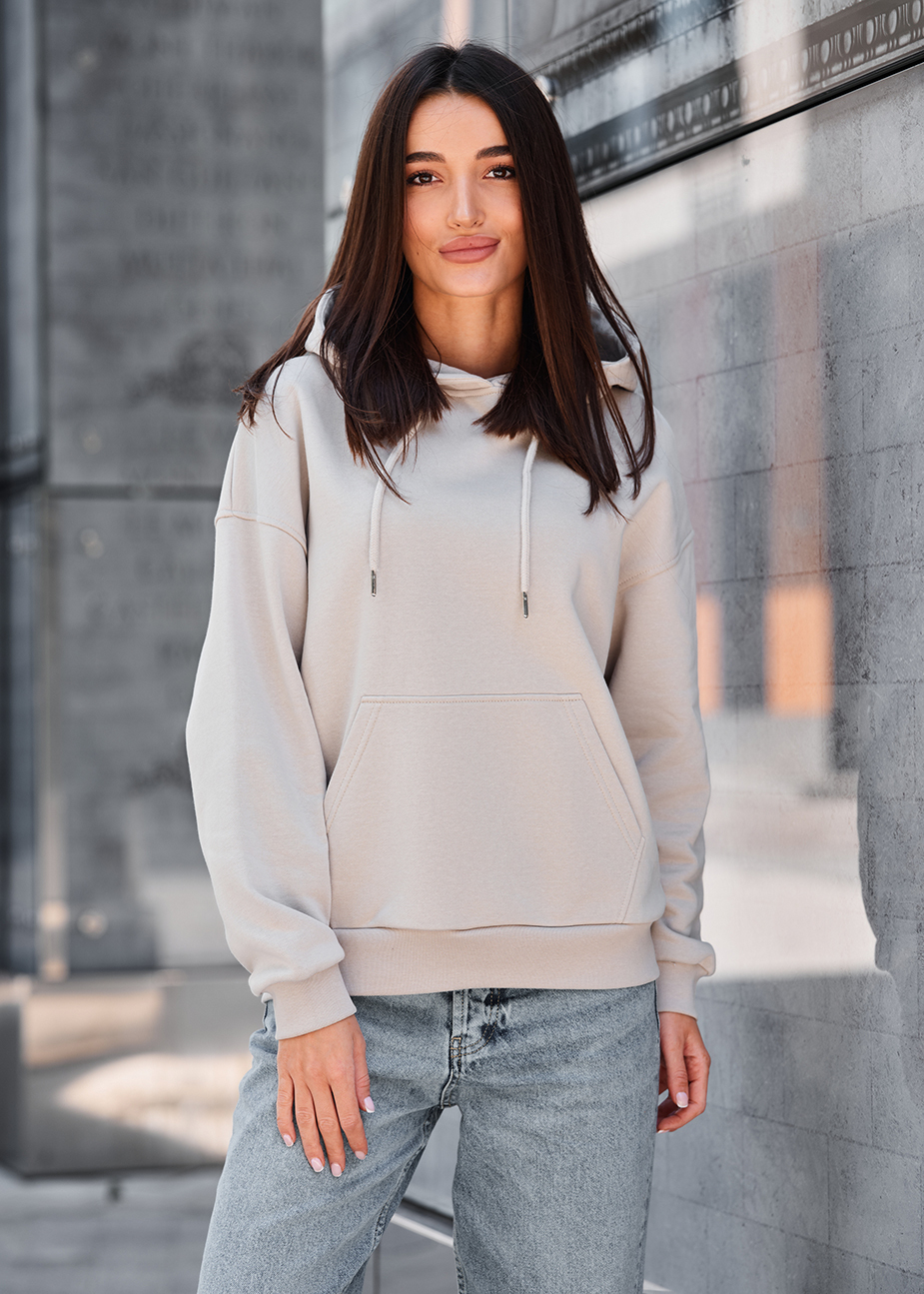 Hanorac de damă Staff lav light gray oversize
