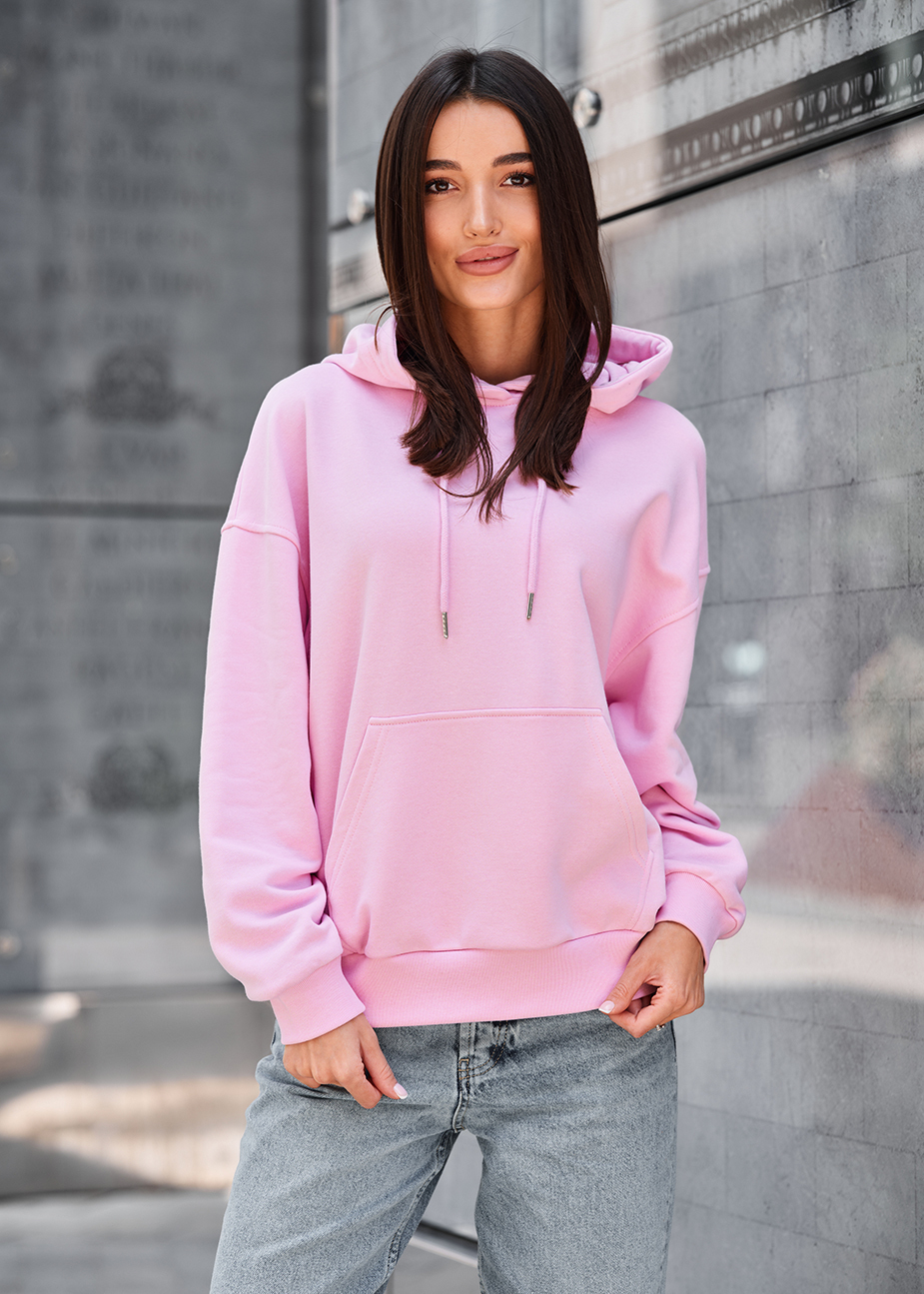 Hanorac de damă Staff lav light pink oversize