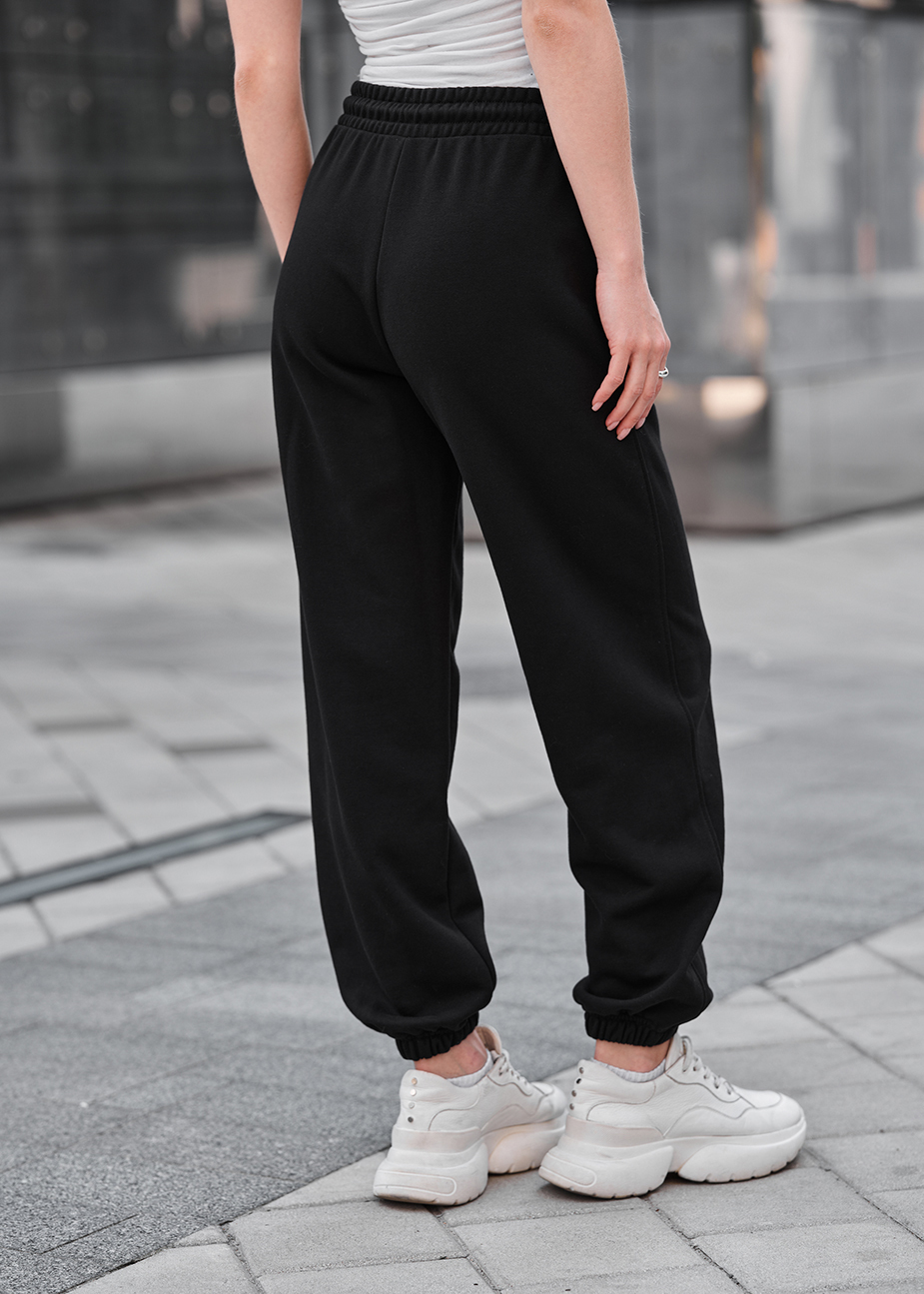 Pantaloni de trening de damă Staff mol black