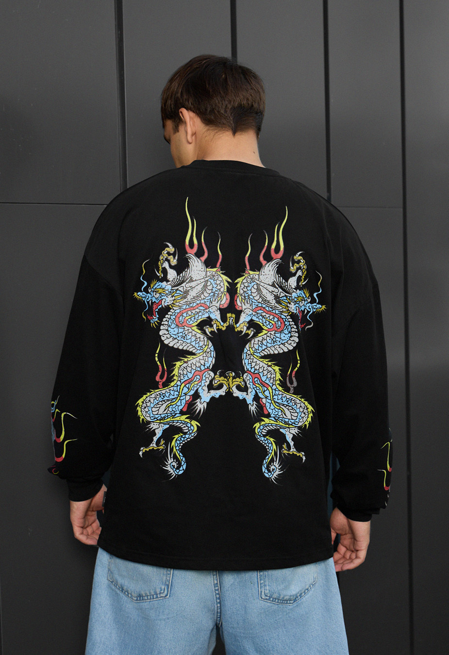 Bluză Staff dragon oversize