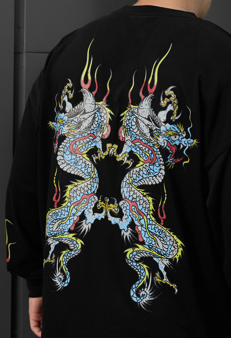 Bluză Staff dragon oversize