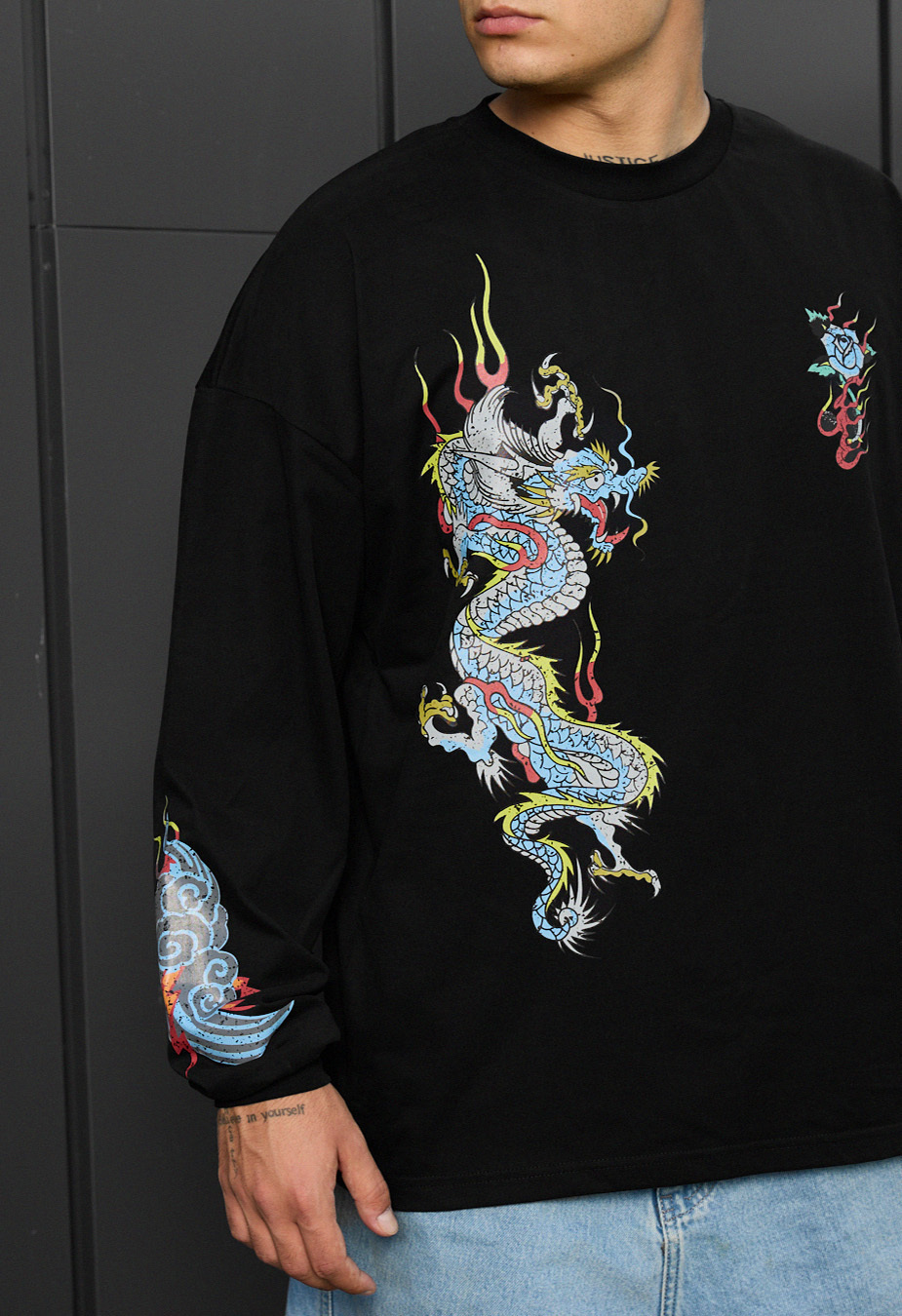 Bluză Staff dragon oversize