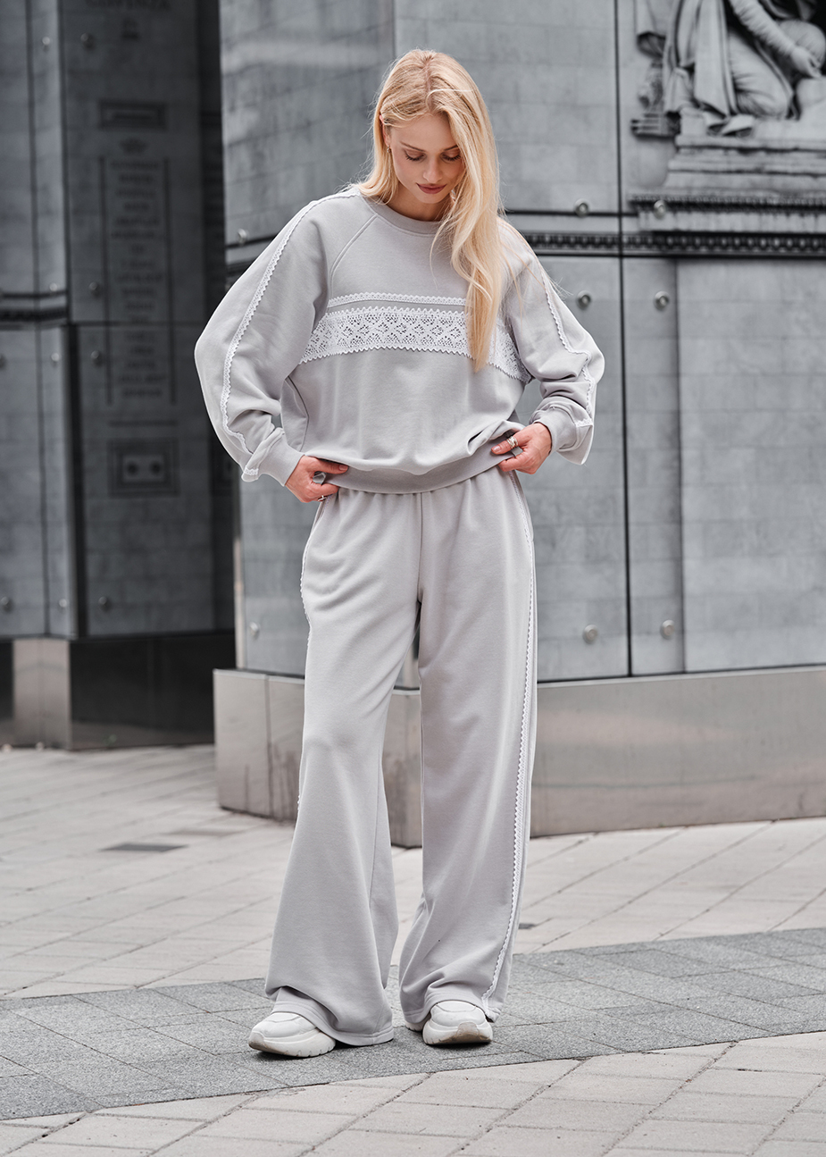 Costum de trening de damă Staff sel gray oversize