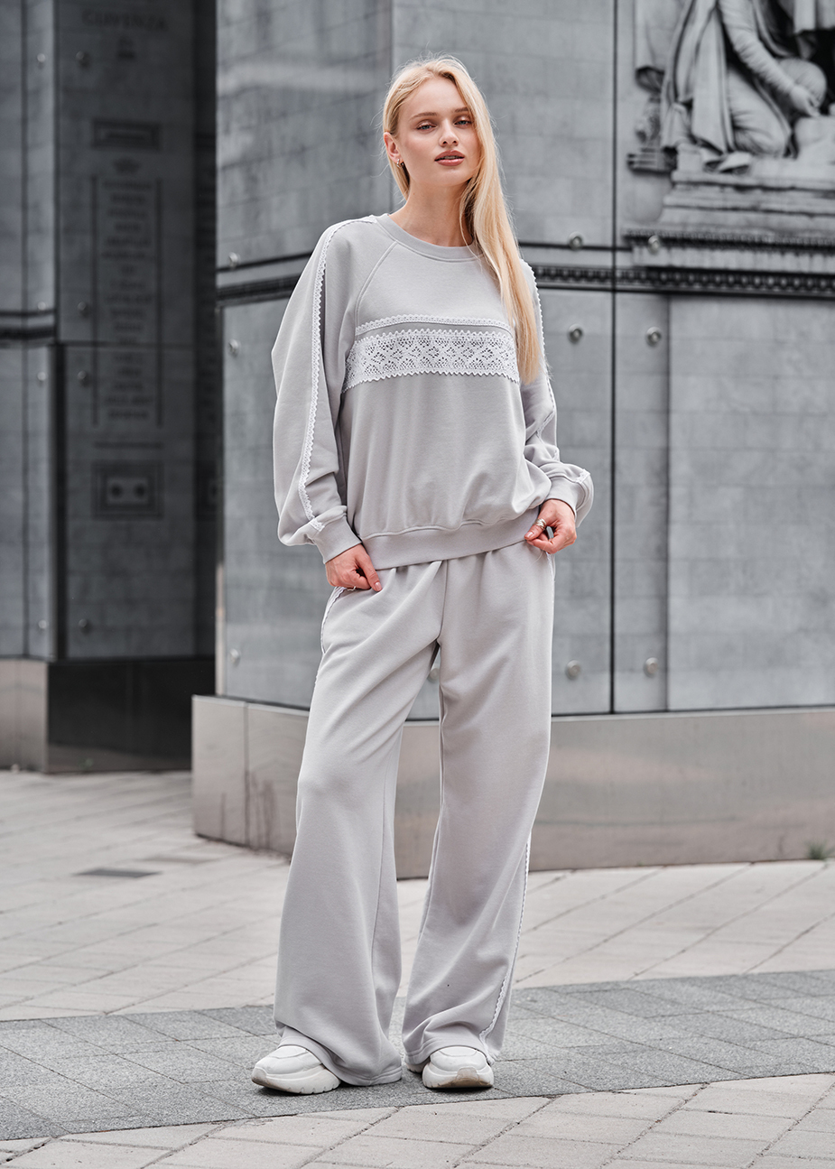Costum de trening de damă Staff sel gray oversize
