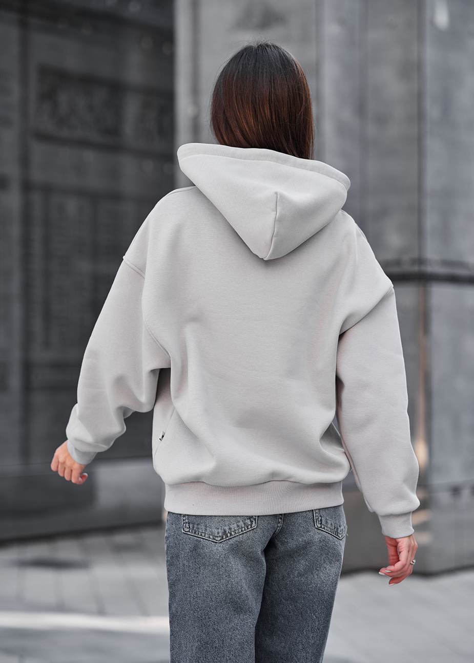 Hanorac de damă Staff lav light gray oversize fleece