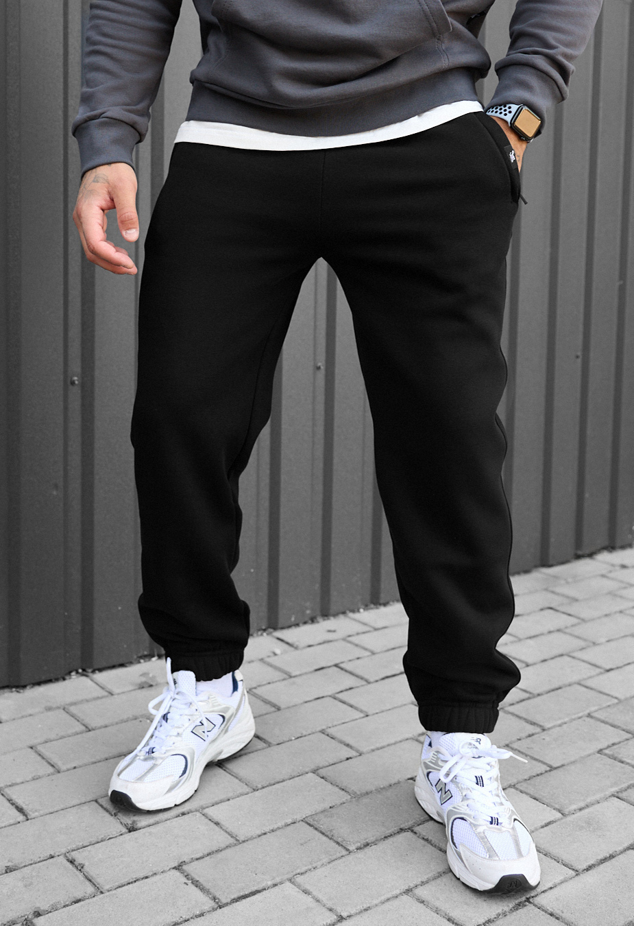 Pantaloni de trening Staff dexo black fleece
