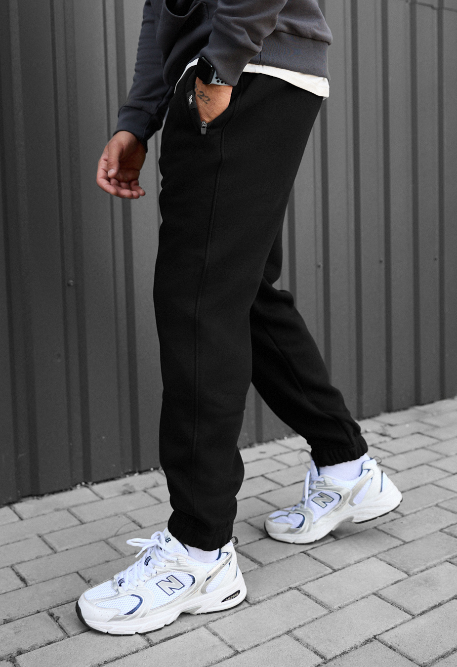 Pantaloni de trening Staff dexo black fleece