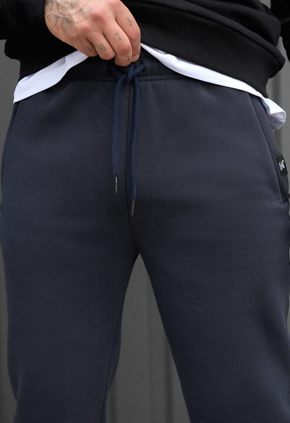 Pantaloni de trening Staff dexo navy fleece