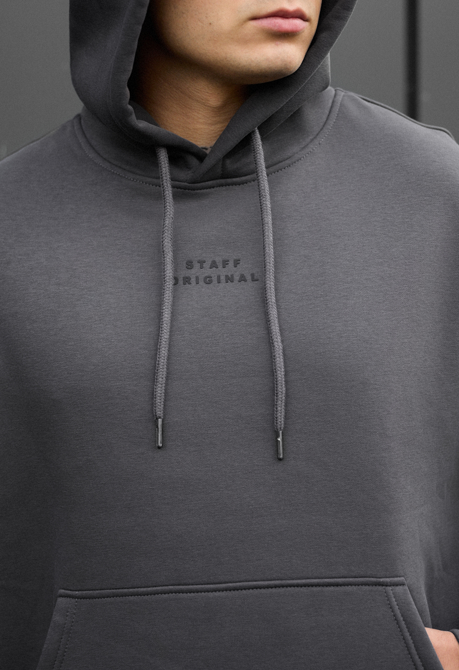 Costum de trening Staff ace dark gray oversize fleece