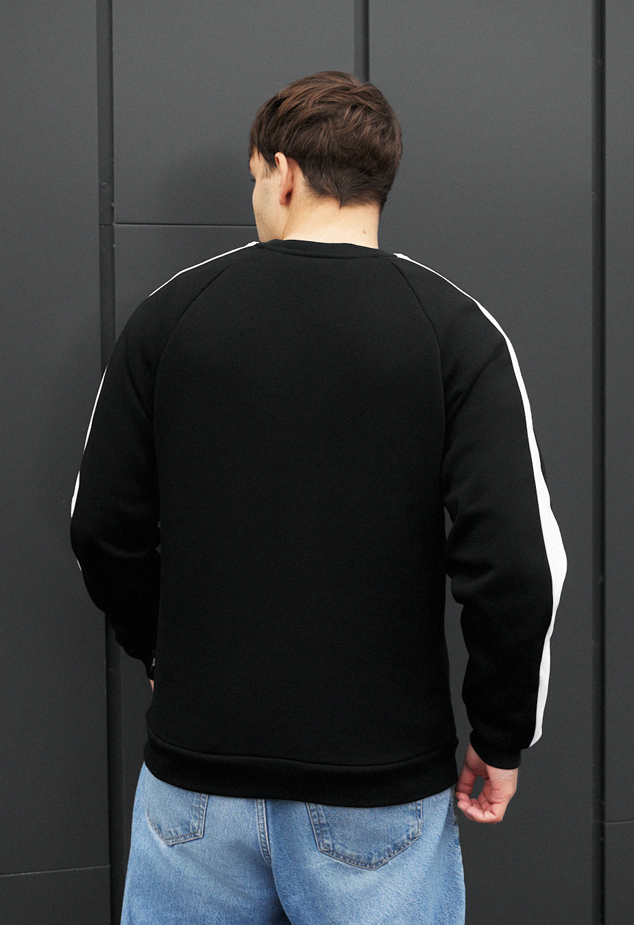 Bluză de trening Staff black line logo fleece