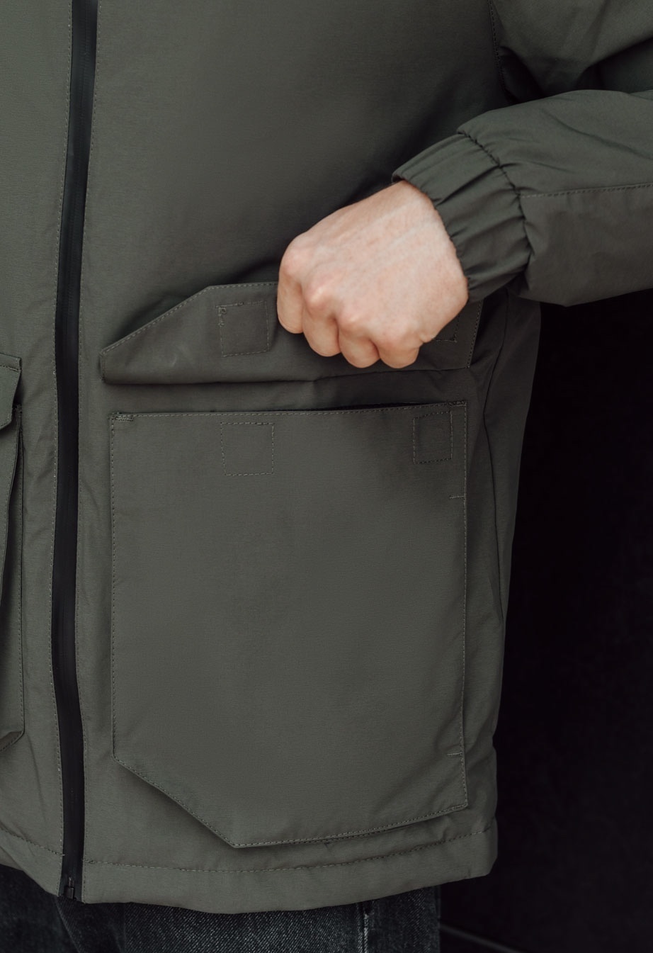 Geacă Staff chi khaki