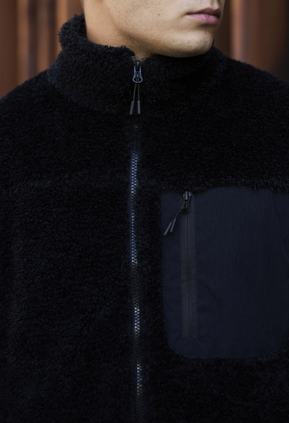 Geacă de blană Staff mo black