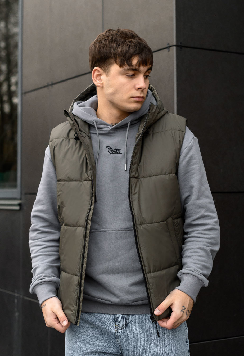 Vestă  Staff to dark khaki